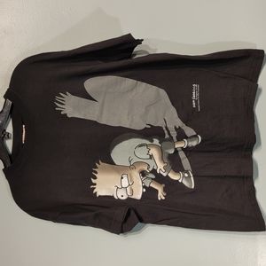 Vintage 1998 The Simpsons x Matt Groening redwood shirt size medium